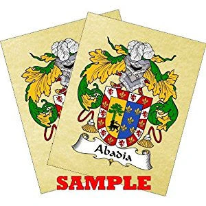 Lindsale Coat Of Arms Baron Prints / Family Crest Parchment 8 1/2 X 11 Inches + Free Bonus Print